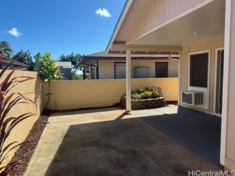 view of patio / terrace with cooling unit