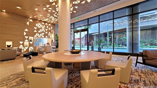 view of community lobby