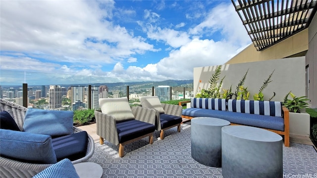 view of patio / terrace featuring outdoor lounge area