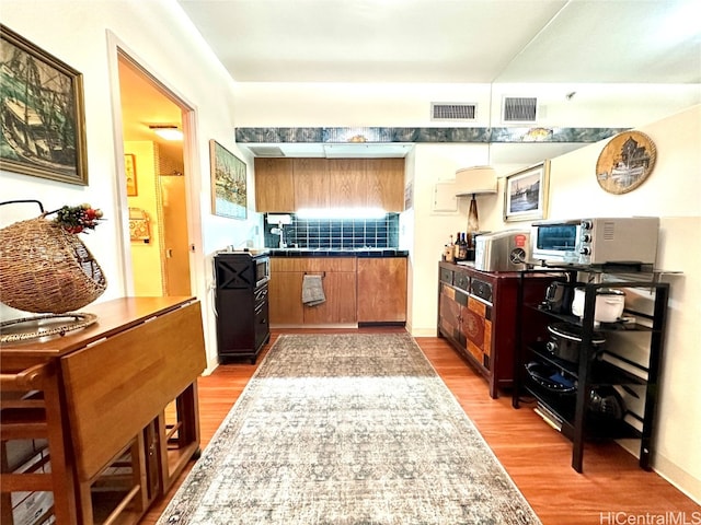 interior space with light wood-type flooring