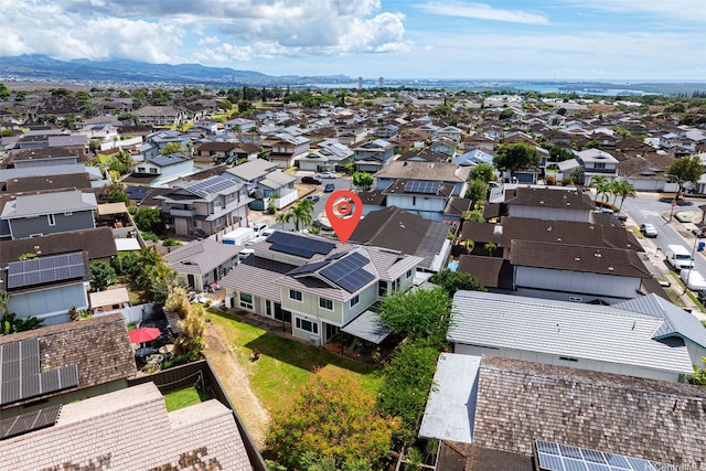 94-609 Kawele Pl, Waipahu, HI 96797 - drone / aerial view featuring a residential view and a mountain view