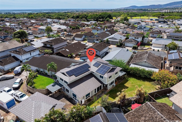 94-609 Kawele Pl, Waipahu, HI 96797 - birds eye view of property with a mountain view and a residential view