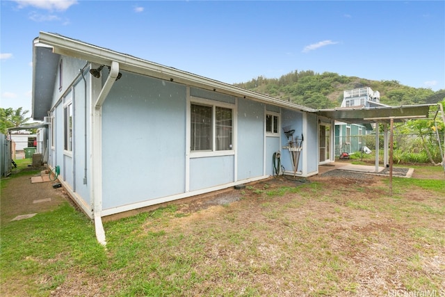 view of rear view of property