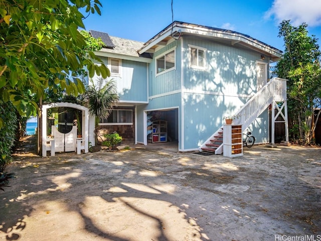 view of front of home