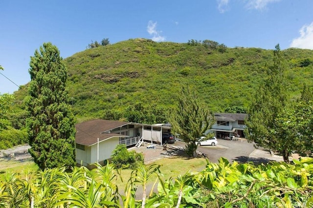 2630 Waiomao Rd, Honolulu, HI 96816 - drone / aerial view with a wooded view