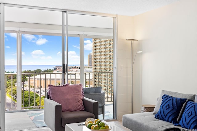 475 Atkinson Dr Unit 1702, Honolulu, HI 96814 - sitting room with a wall of windows and plenty of natural light