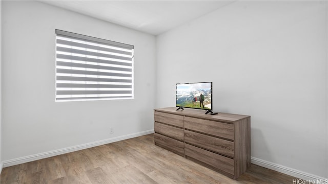 bedroom featuring light hardwood / wood-style flooring