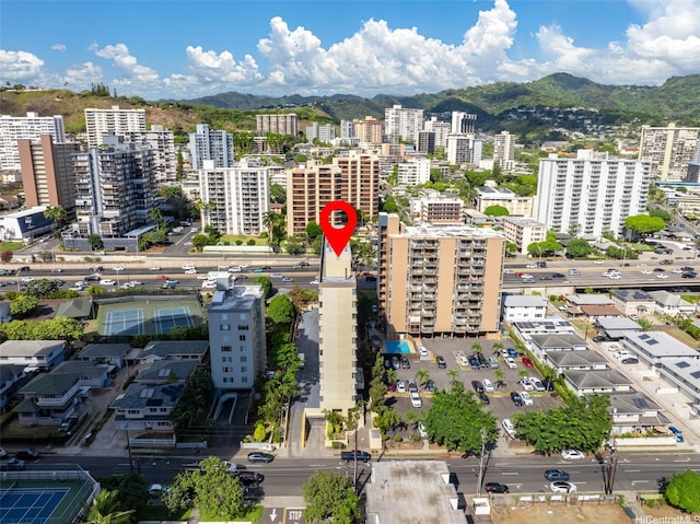 1040 Kinau St Unit 704, Honolulu, HI 96814 - view of urban area featuring mountains