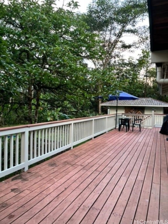 view of deck