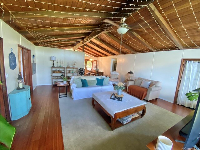 living room featuring wood finished floors