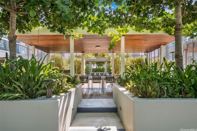 888 Kapiolani Blvd Unit Ph4507, Honolulu, HI 96813 - view of patio featuring outdoor dining space