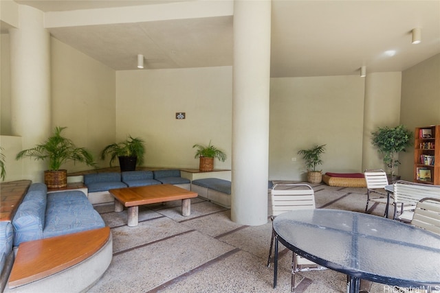 view of patio / terrace featuring an outdoor living space