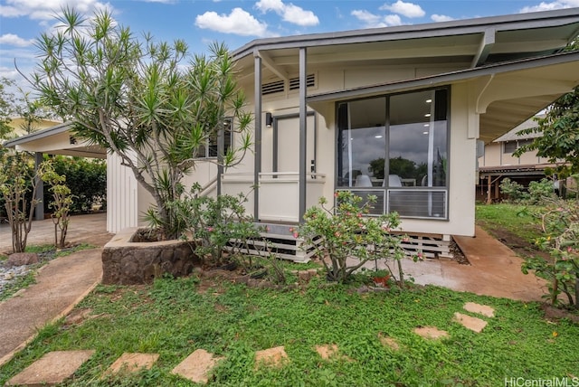 view of property exterior