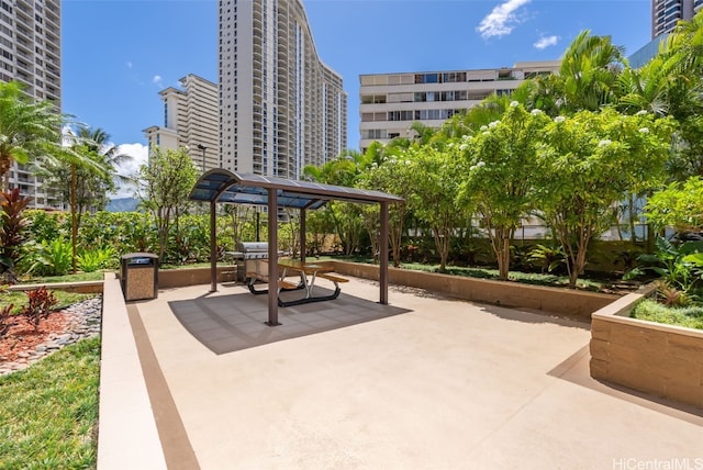 view of home's community featuring a patio area