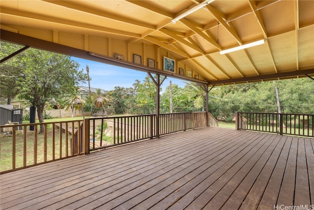 view of deck