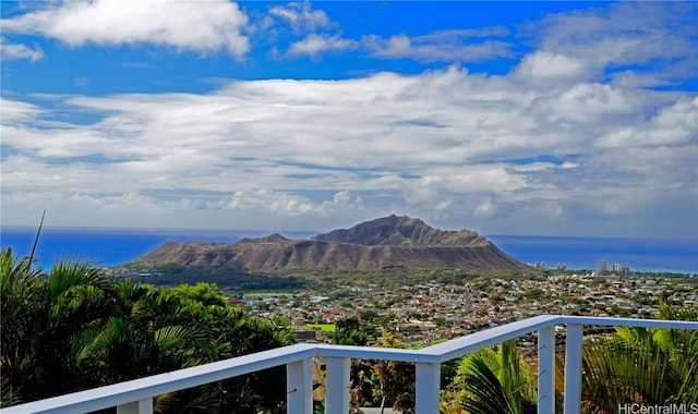 view of mountain feature