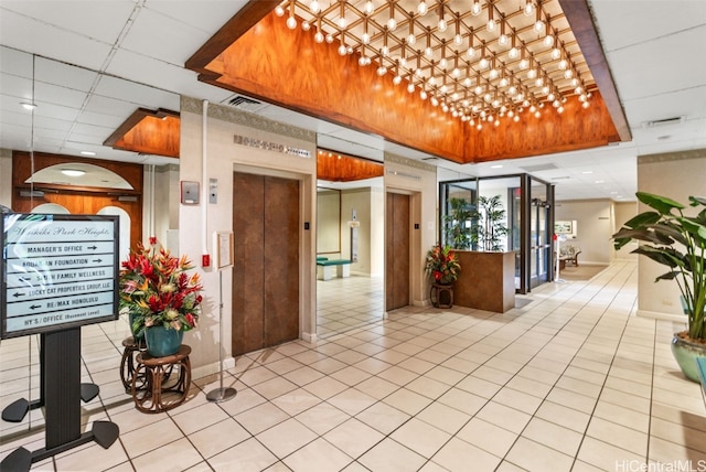 view of community lobby