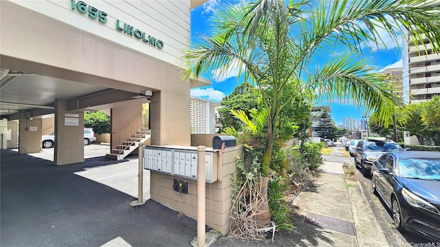 1655 Liholiho St, Honolulu, HI 96822 - view of patio / terrace featuring stairway