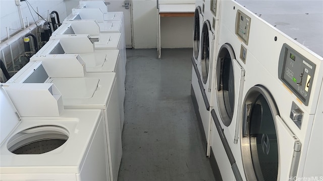 laundry room featuring washer and dryer