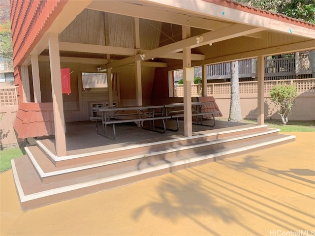 view of patio