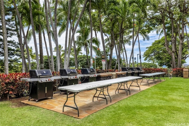 exterior space with grilling area