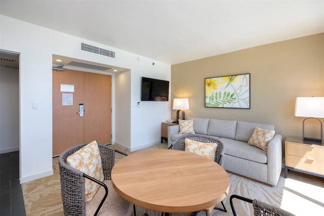 410 Atkinson Dr Unit 3007, Honolulu, HI 96814 - living area with baseboards