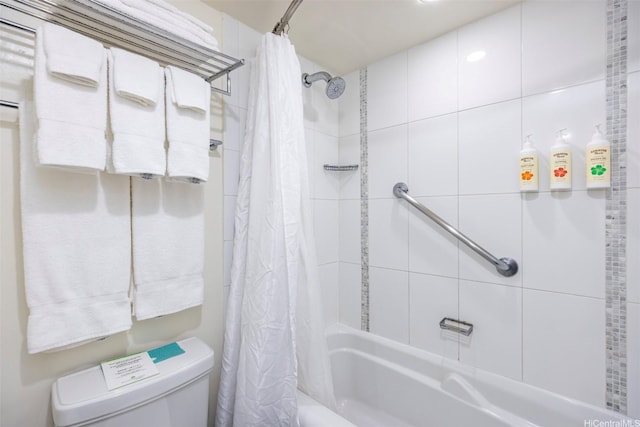 410 Atkinson Dr Unit 3007, Honolulu, HI 96814 - bathroom with shower / bathtub combination with curtain and toilet