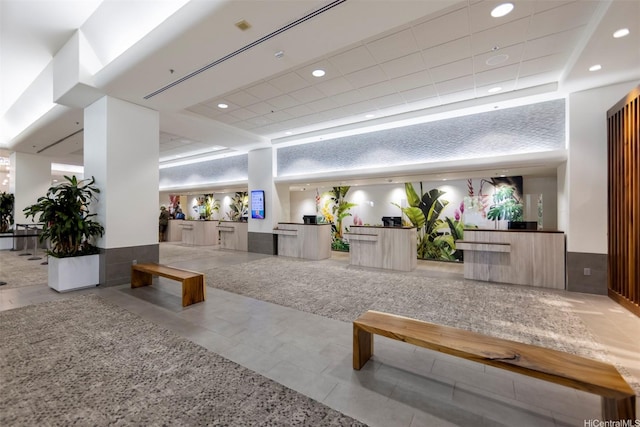 410 Atkinson Dr Unit 3007, Honolulu, HI 96814 - building lobby with recessed lighting