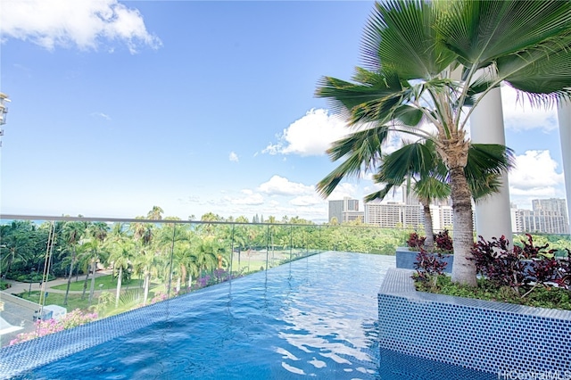 view of swimming pool