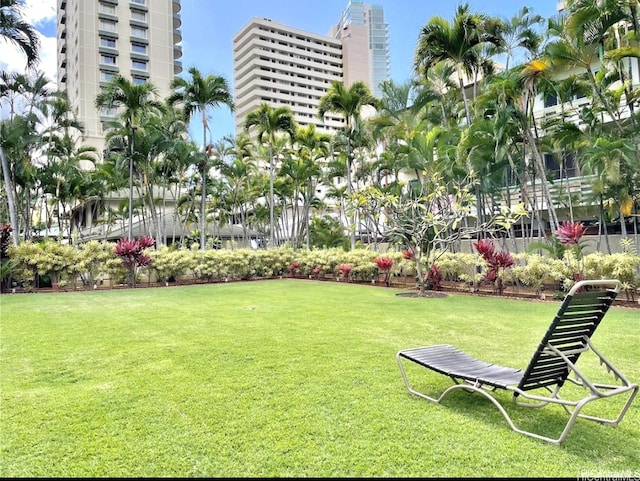 440 Olohana St Unit 1808, Honolulu, HI 96815 - view of property's community with a lawn