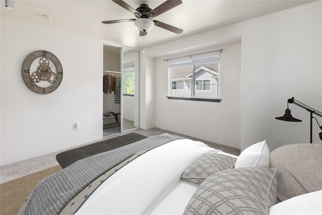 443 Manawai St Unit 1503, Kapolei, HI 96707 - bedroom featuring carpet floors, a closet, and ceiling fan
