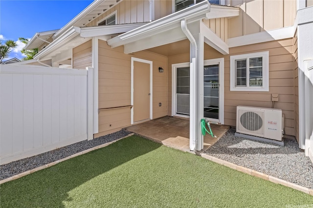 443 Manawai St Unit 1503, Kapolei, HI 96707 - view of yard with ac unit, a patio, and fence