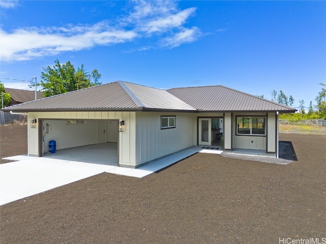 ranch-style house with a garage