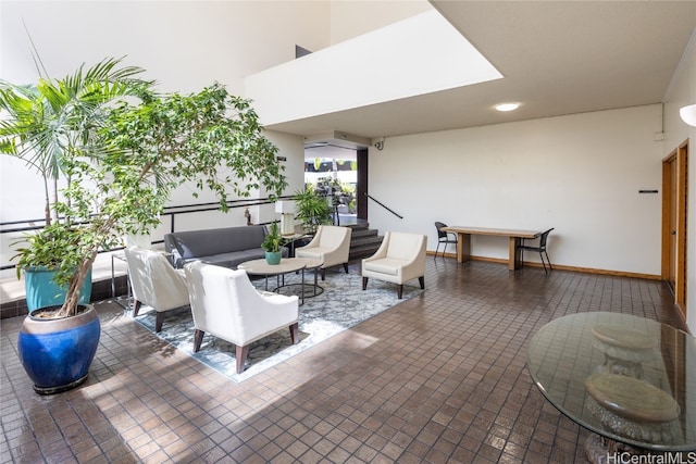 view of patio / terrace with an outdoor living space