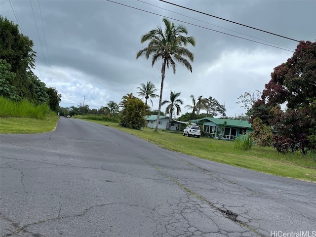 view of road