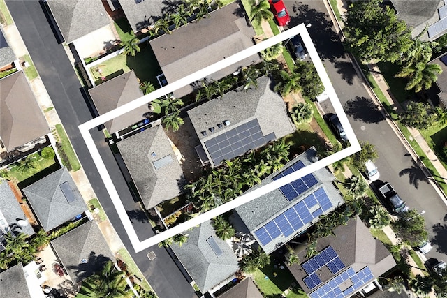 91-1038 Kaihohonu St, Ewa Beach, HI 96706 - aerial view of residential area with property boundaries highlighted