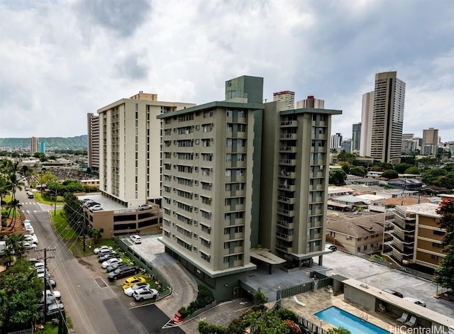 view of property with a view of city