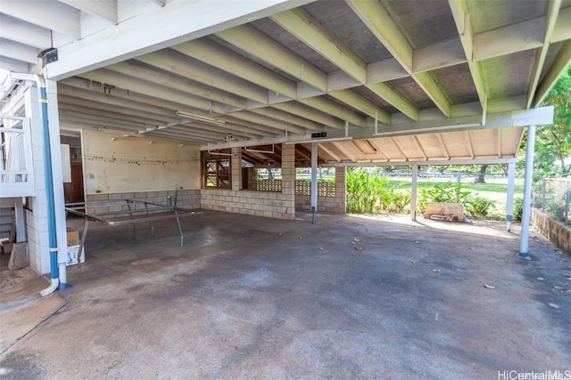 view of patio / terrace with an outdoor structure