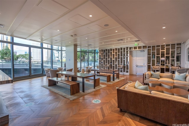 1108 Auahi St Unit 3000, Honolulu, HI 96814 - community lobby with a wall of windows