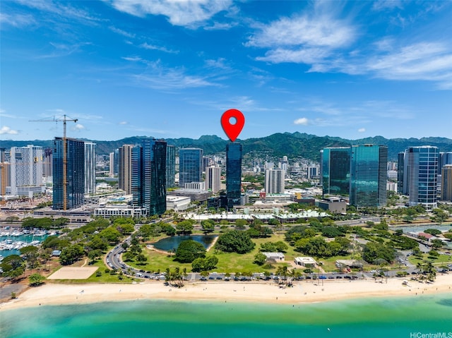 1108 Auahi St Unit 3000, Honolulu, HI 96814 - view of city with a water and mountain view