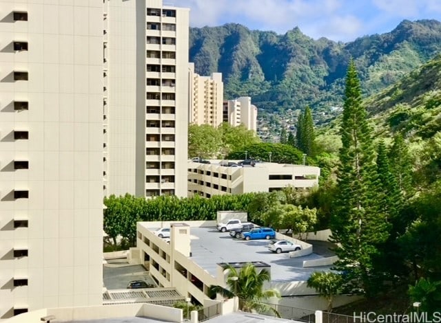 view of property with a mountain view