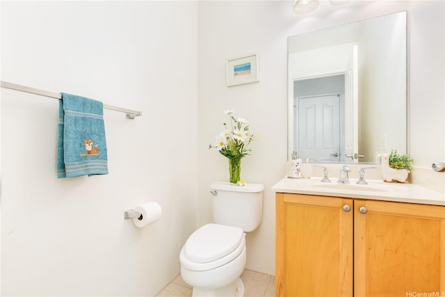 95-1044 Meapa St, Mililani, HI 96789 - bathroom with vanity, toilet, and tile patterned floors