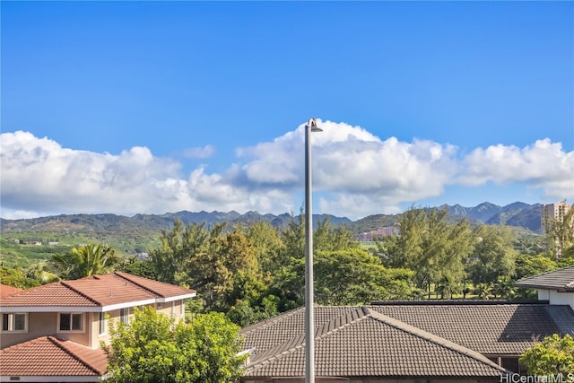 view of mountain feature