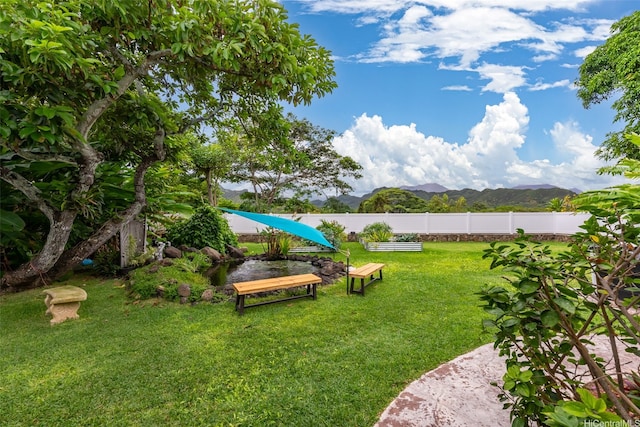 763 Kaipii St, Kailua, HI 96734 - view of yard featuring a mountain view