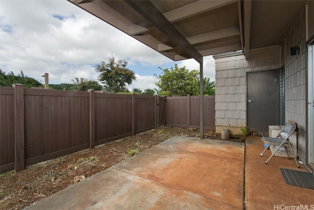 view of patio