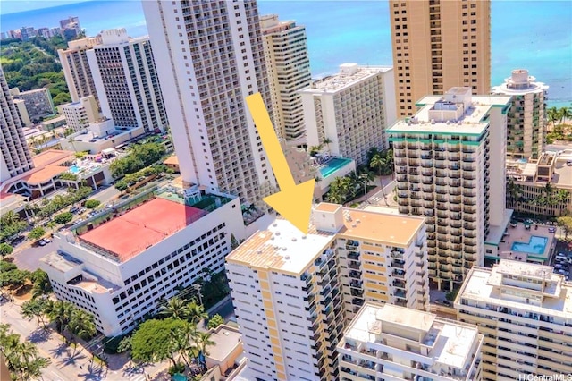 2465 Kuhio Ave Unit 1102, Honolulu, HI 96815 - city view with a nearby body of water
