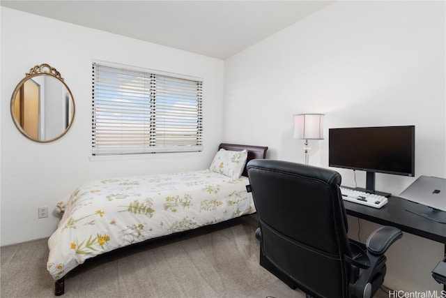 bedroom featuring carpet flooring