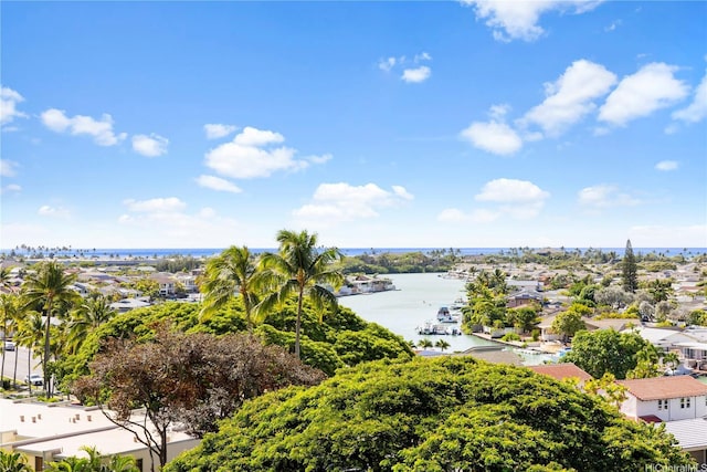 6750 Hawaii Kai Dr Unit 505, Honolulu, HI 96825 - aerial perspective of suburban area featuring a large body of water
