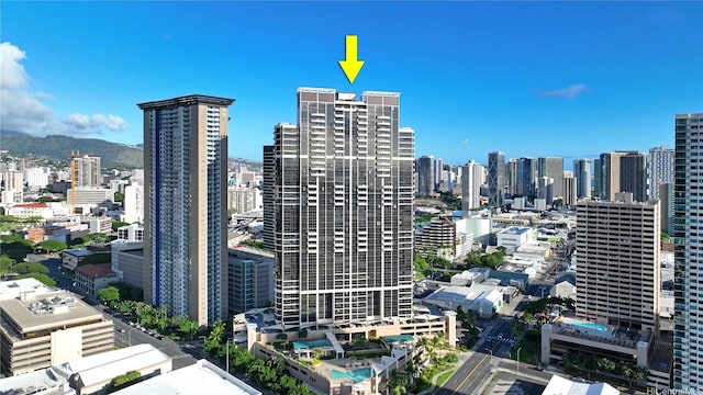 600 Queen St Unit 1405, Honolulu, HI 96813 - view of city skyline