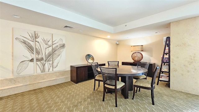 600 Queen St Unit 1405, Honolulu, HI 96813 - dining area with light carpet and recessed lighting